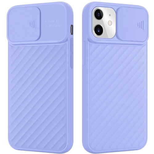  Ohišje, združljiv z Apple v Matt Purple - zaščitni pokrov iz fleksibilnega silikona TPU in z zaščito pred kamero, (20584968) Cene