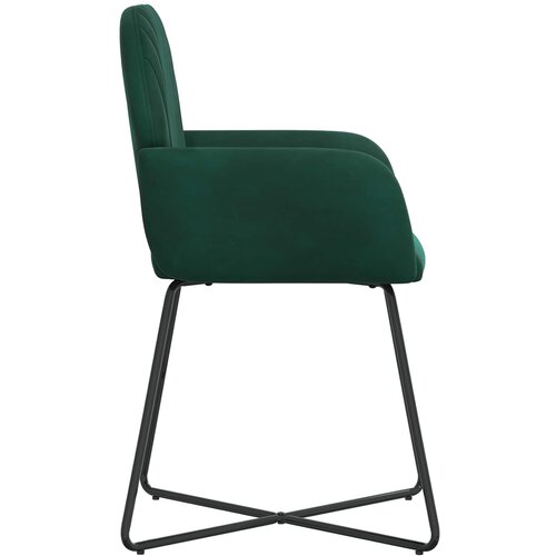  Trpezarijske stolice 2 pcs Bar&amp;scaron;un Tamnozelena 55 x 50 x 84 cm Slike