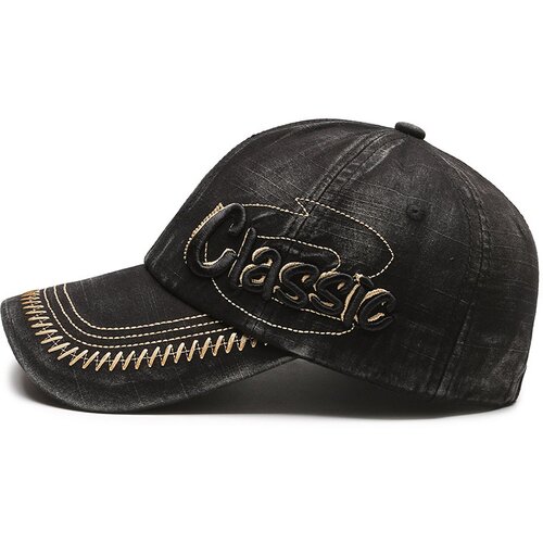 INF Retro bejzbolska kapa iz jeansa za prosti čas Black, (21543966) Slike
