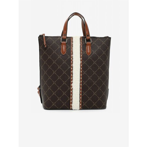 Tamaris White-brown handbag/backpack - Women Slike
