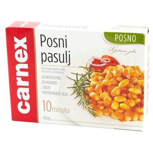 Carnex posni pasulj, 400g Cene