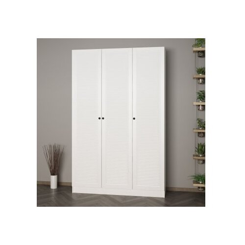 Woody Fashion Ormar Noah-8458, 135x210x35 cm, Bijeli Slike
