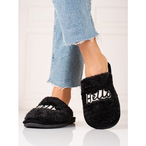 SHELOVET Women&amp;#039;s slippers black Slike