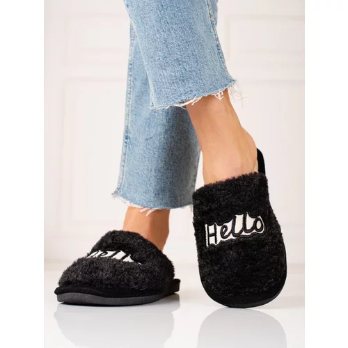 SHELOVET Women's slippers black