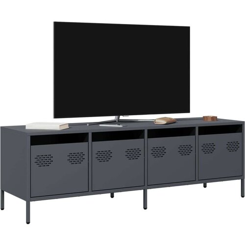 vidaXL TV ormarić antracit 135 x 39 x 43,5 cm hladno valjani čelik Cijene