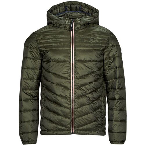 Jack &amp;amp; Jones JJEHERO PUFFER HOOD Kaki Slike