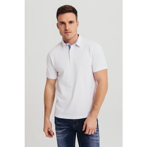 Legendww bela muška polo majica- sa detaljem na kragni 6139-9229-01 Cene