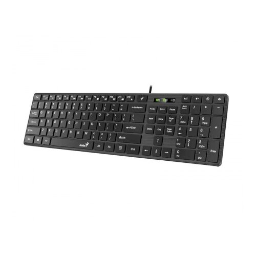 Genius SlimStar 126 USB US crna tastatura Cene
