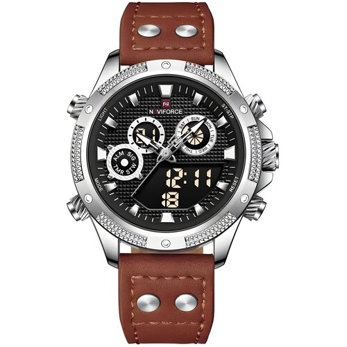 Naviforce Sat KA-29536 - Smeđa / Srebrna Cene