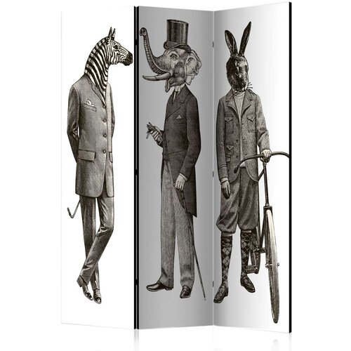  Paravan u 3 dijela - Elegant Zoo [Room Dividers] 135x172 Slike