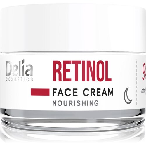Delia Cosmetics Authentic Beauty Retinol hranilna nočna krema za obraz 50 ml Slike