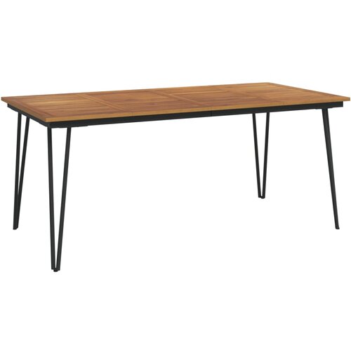 vidaXL Vrtna miza z nogami V oblike 180x90x75 cm trden akacijev les, (20665848) Cene