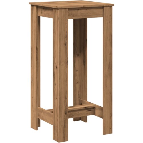 vidaXL barska miza artisian hrast 51x50x103,5 cm inženirski les, (21411692) Cene