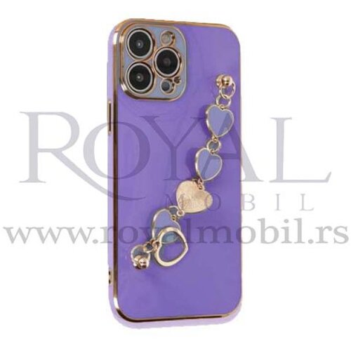  futrola queen chain za samsung A035 galaxy A03 ljubicasta Slike