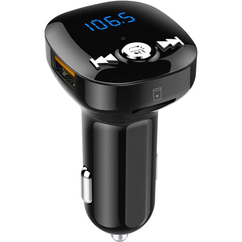 INF Avtomobilski FM oddajnik - Bluetooth adapter z avtomobilskim polnilnikom QC3.0, (21275535) Cene