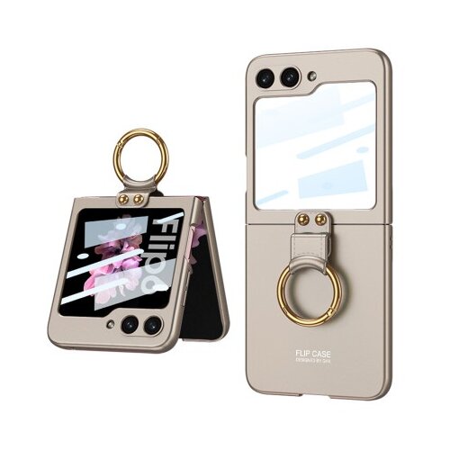  Futrola smooth ring za samsung f741b galaxy z flip 6 5g zlatna (gkk case) ( F116708 ) Slike