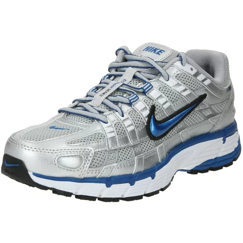 Nike Sportswear Niske tenisice 'P-6000' plava / srebro / bijela