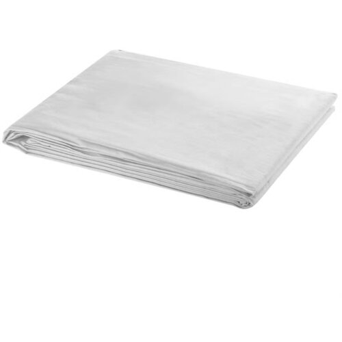 VidaXL Ozadje iz bombaža belo 300x300 cm Slike
