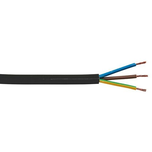 Kabel po dužnom metru (H05VV-F3G1,5, Crne boje) Slike