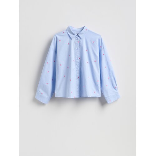 Reserved LADIES` SHIRT - svjetloplavo Cene