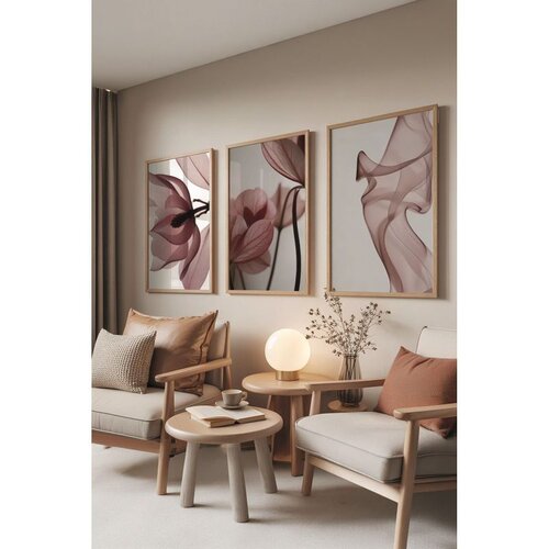 WALLXPERT Ç-300800 - 3040 set dekorativnih slika u više boja (3 komada) Cene