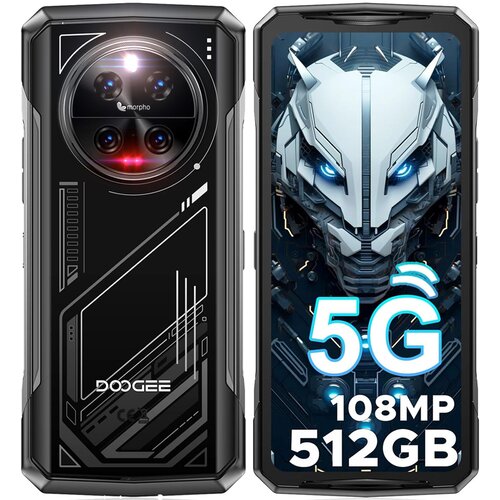 Doogee V40 5G 32/512GB, srebrna pametni robustni telefon Android 14, 8680mAh 120Hz 108MP+20MP nočni vid, (21682923) Slike