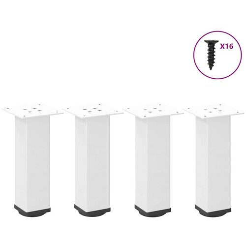  Noge stolića za kavu 4 kom bijele 30-32 cm čelik Cijene