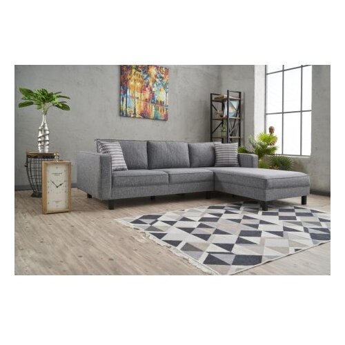 Atelier Del Sofa ugaona garnitura Kale Linen Right Grey Cene