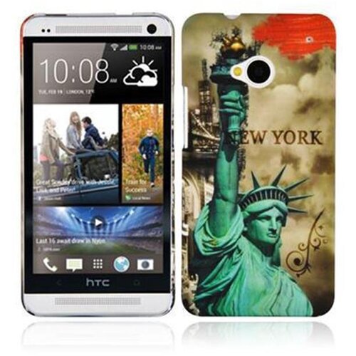 Cadorabo Primer združljiv s HTC -jem z New Yorkom - Kip of Liberty Print - Trda za&scaron;čitna kritje pri trendovskem oblikovanju, (20563434) Cene