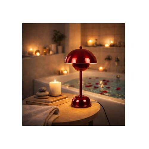 Opviq Stona lampa, Crvena Slike