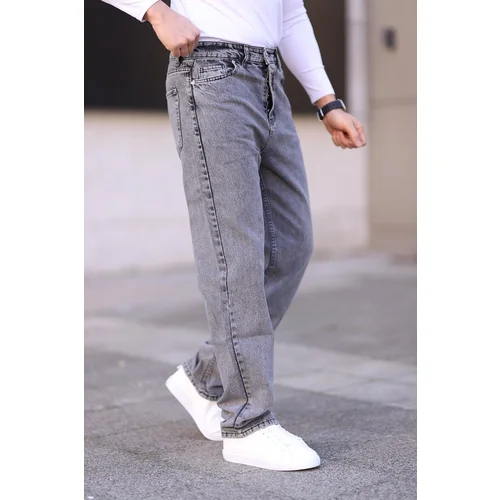 Trendyol Gray Baggy Fit Jeans Denim Trousers