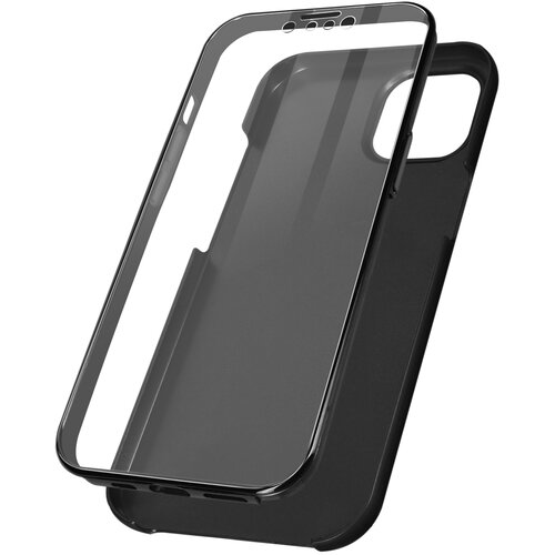 AVIZAR Trda, mehka kovinska za&amp;scaron;cita za iPhone 13 Pro s polno sprednjo in zadnjo stranjo - crna, (20632698) Slike