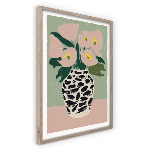 Styler Tiskana slika z okvirjem 50x70 cm Spotted Vase &amp;ndash; Slike