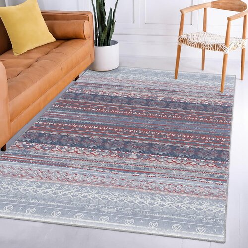 Mila Home vijolična/siva pralna preproga 80x150 cm vintage stripe &amp;ndash; Slike