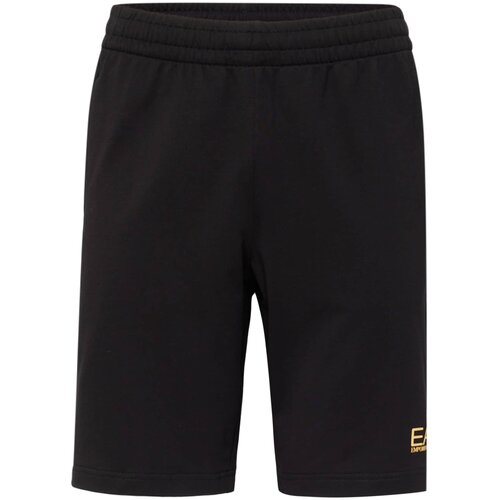 Ea7 Emporio Armani Hlače zlatna / crna Slike