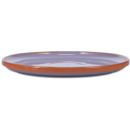 ONA Oranžen/vijoličen krožnik iz kamenine &amp;oslash; 26 cm Duo &amp;ndash; Slike