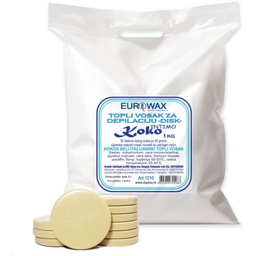 Eurowax Topli vosak za depilaciju Koko intimo, 1kg Cene