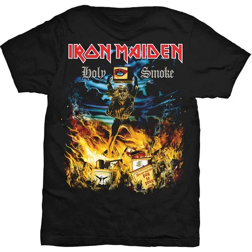 Iron Maiden Košulja Holy Smoke Unisex Black L