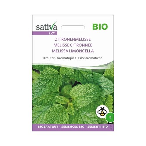 Sativa Bio zeli&amp;scaron;če &amp;quot;Citronska melisa&amp;quot; Slike