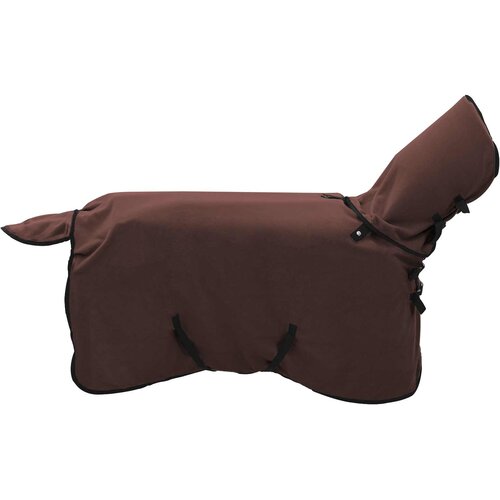vidaXL Konjski pla&scaron;č Polna temno rjava 95 cm Poliester, (5000288901) Cene
