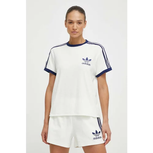 Adidas Kratka majica Terry ženska, bela barva, IT9842