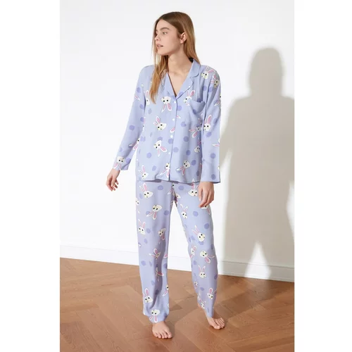 Trendyol Ženska pižama komplet Patterned