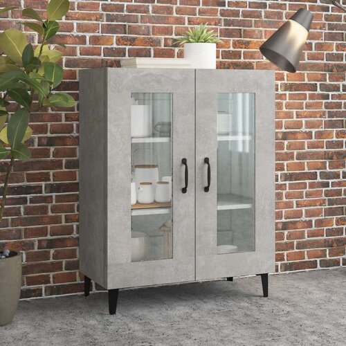  Komoda siva boja betona 69 5x34x90 cm od konstruiranog drva Cijene