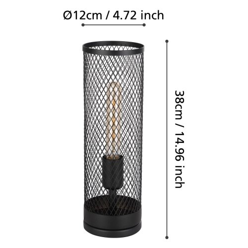 Eglo 43536 - Stona lampa REDCLIFFE 1xE27/40W/230V Slike