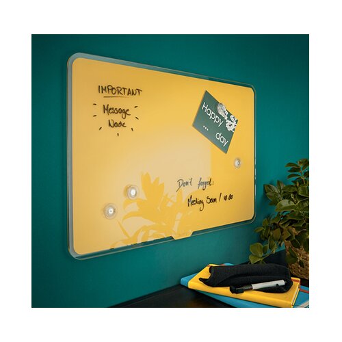 Zweckform Tabla steklena 60x80 leitz cosy rumena 70430019 Slike