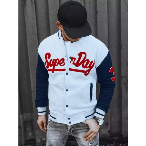 DStreet Gray men's zipped sweatshirt BX5446 Cene