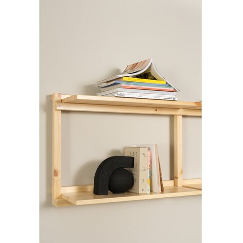 Karup Design Zidna polica od masivnog bora u prirodnoj boji 192x47,5 cm Groove &amp;ndash; Slike