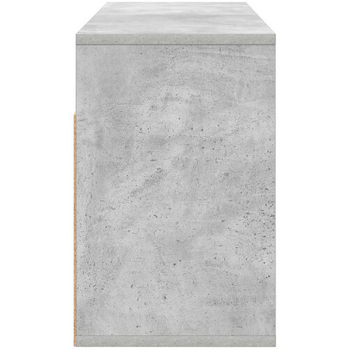  Nizak ormarić s ladicama Betonski sivi 87 x 27 5 x 43 cm Slike