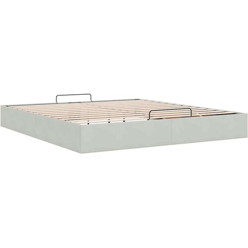 vidaXL Otomanski okvir kreveta bez madraca 200 x 200 cm baršunasti Cene