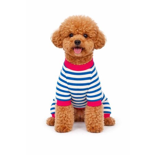 Paws & Whiskers Jumpsuit za pse sa srcima u roze i beloj boji Cene